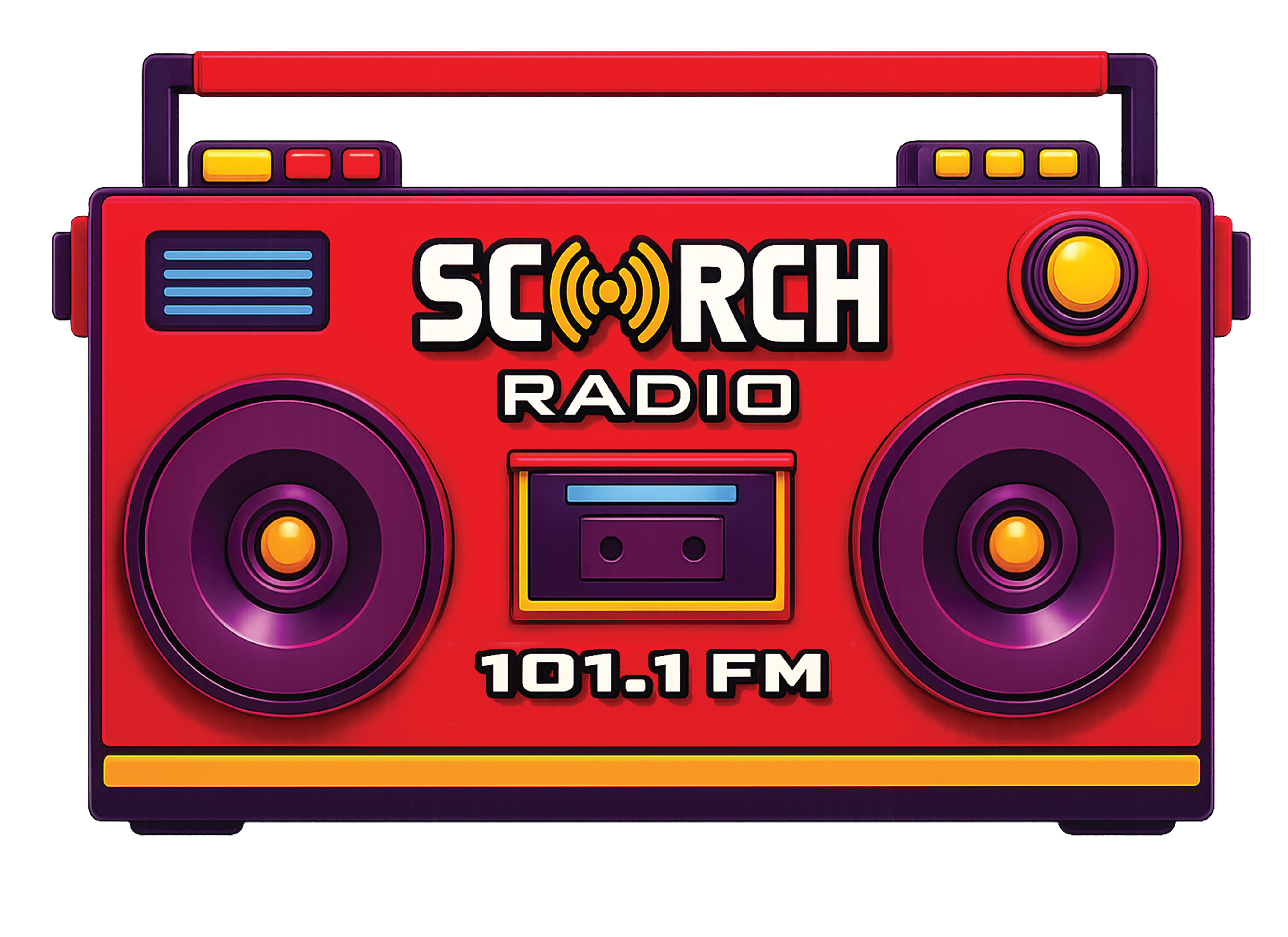 SCORCH Radio boombox